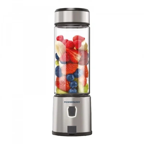 شیکر پاورولوجی مدل شارژی 126W Portable گنجایش 0.45 لیتر(اورجینال)