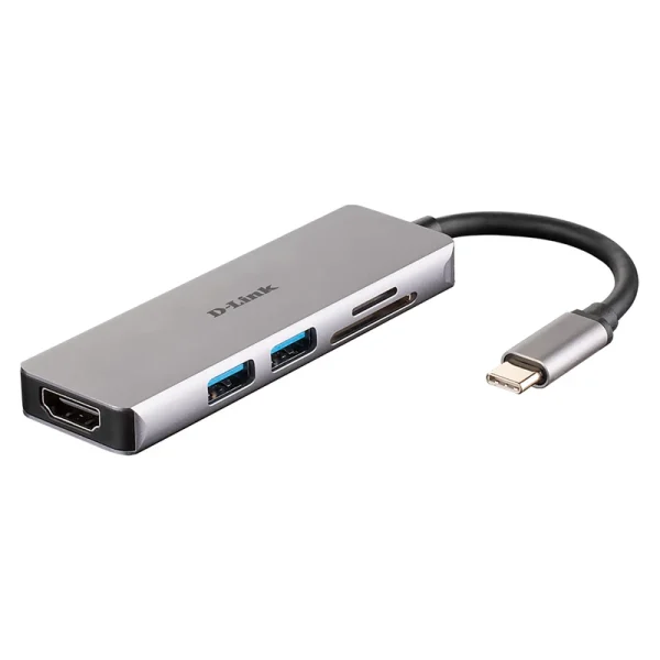 هاب 5 پورت USB-C دی-لینک مدل DUB-M530 گارانتی الماس رایان ایرانیان