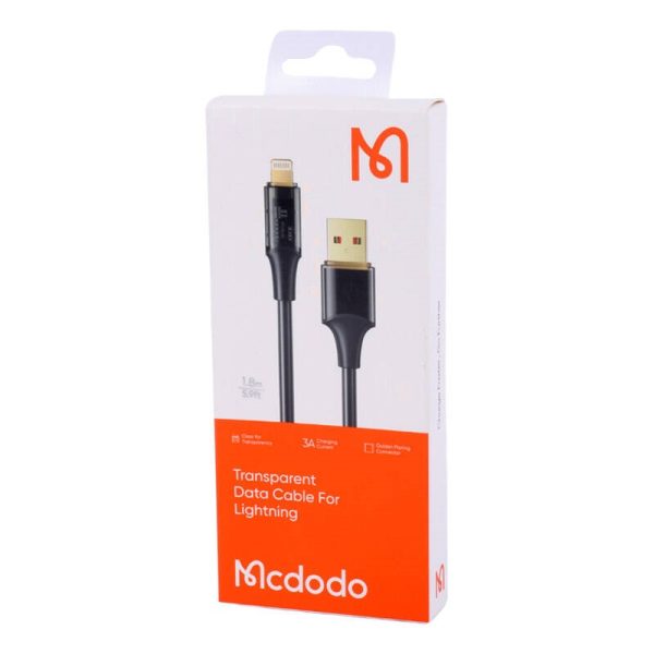 کابل آیفونی فست شارژ Mcdodo CA-208 3A 1.8m