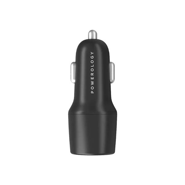 شارژر فندکی 38 وات پاورولوژی مدل Car Charger PCCSR005-C
