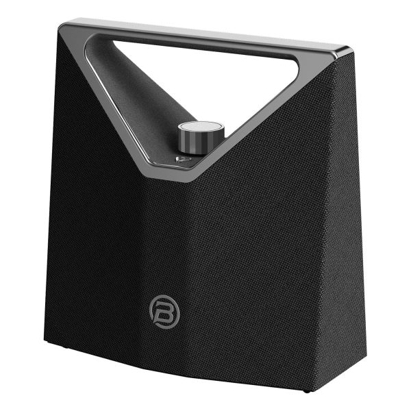 BUGANI Brief Plus Bluetooth Speaker Portable 80W, 12H Long Playtime, Bluetooth Broadcast 100+ Connection, Supports AUX/USB, Outdoor Speaker for Camping, Beach, Party, Golden